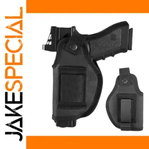 Black Nylon Concealed Carry Holster for 9mm Pistols