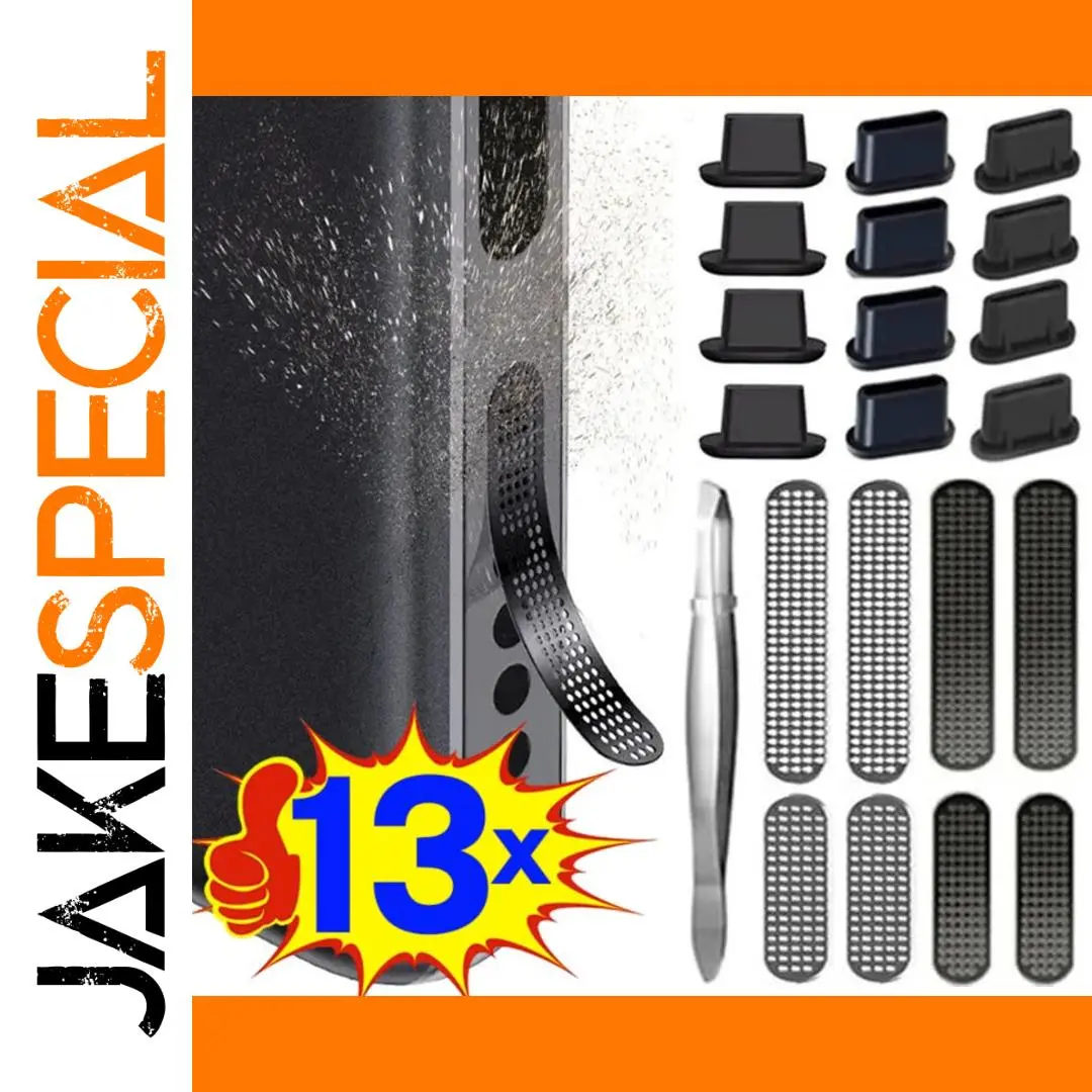 Metal Mesh Dustproof Stickers for Phones (13pcs) 1 Metal Mesh Dustproof Stickers for Phones (13pcs)