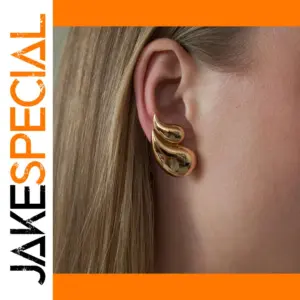 Water Drop Stainless Steel Earrings Model JDEW2312038