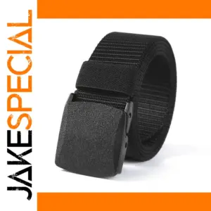 Durable Nylon Tactical Belt for Men