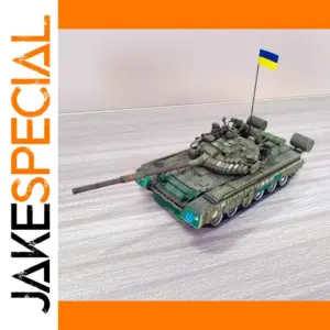 1:72 Scale T80BV Tank Model for Collectors