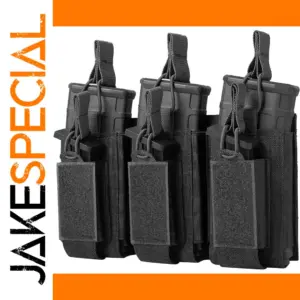 Triple Tactical Magazine Pouch for Rifles and Pistols