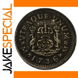Colonial Mexico ½ Real Coin Replica