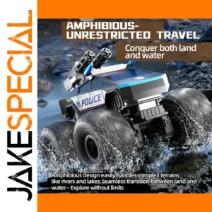 Police Amphibious RC Vehicle with Water Cannon