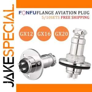 Aviation Connectors GX12-GX20 Metal Set