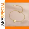 Elegant Gold or Steel Charm Bracelet for Women