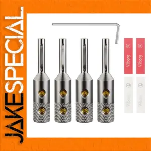 Premium VB401R Banana Connectors for Audio