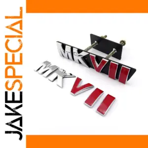 3D Chrome Red Badge for VW MK7