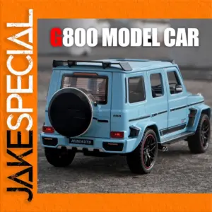 Vibrant Blue Mercedes Benz G800 SUV Model