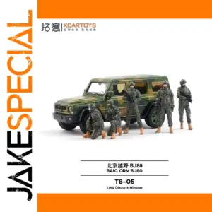 1/64 BJ80 Combat Vehicle Model Set