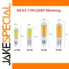 Dimmable COB LED Bulbs G4 & G9 Set of 10