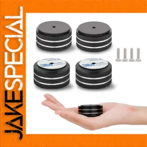 Premium 7075 Aluminum Speaker Spike Stands Set