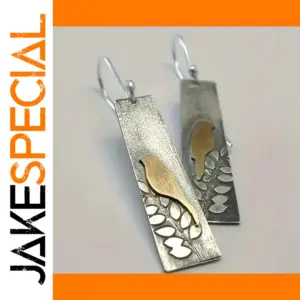 Vintage Floral Drop Earrings for Women