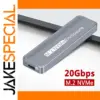 Premium External M.2 NVMe Enclosure 20Gbps USB 3.2