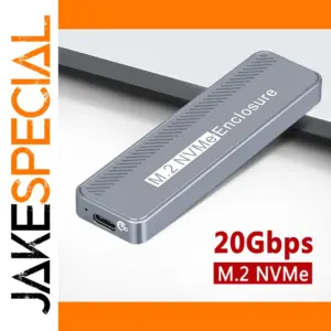 Premium External M.2 NVMe Enclosure 20Gbps USB 3.2