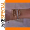 Stainless Steel Women's Gold-Color Bracelet