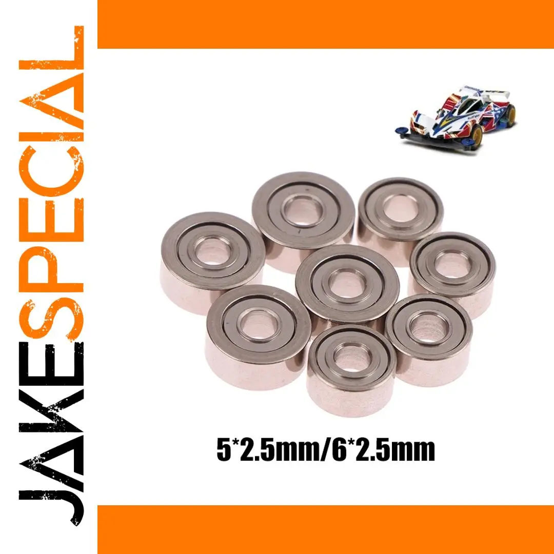 Mini 4WD Metal Bearing Set for 520, 620, 830 1 Mini 4WD Metal Bearing Set for 520, 620, 830