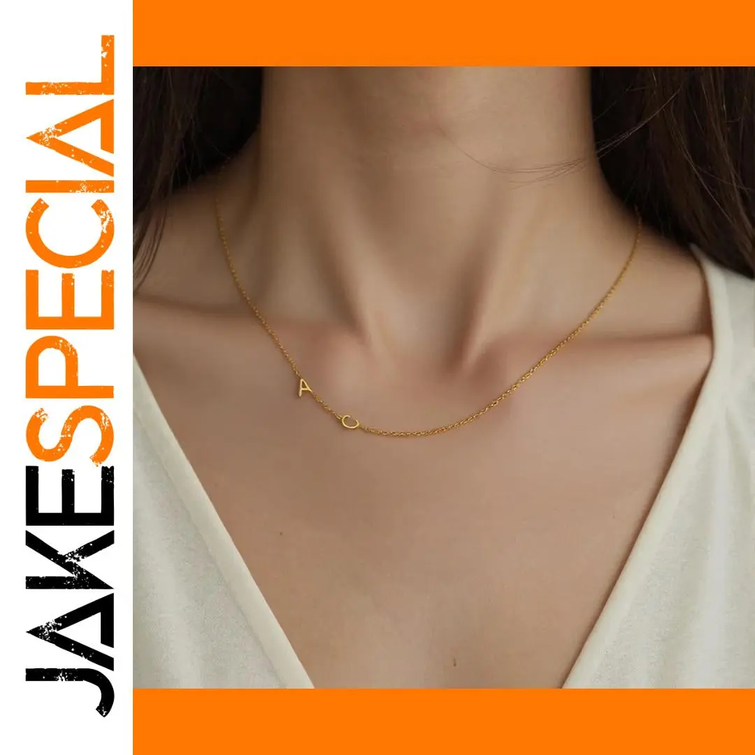 Personalized Stainless Steel Initial Necklace for Women 1 Personalized Stainless Steel Initial Necklace for Women