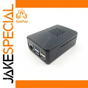 Raspberry Pi 5 Case with Cooling, Black Acrylic