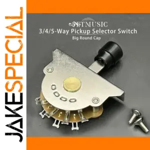 Chrome Electric Guitar Pickup Selector Switch 3/4/5-Way