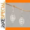 Vintage Charm Oval Dangle Earrings for Women