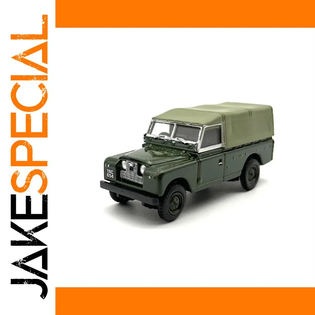 Vintage Land Rover II Canvas Transport Model 1:76 Scale 1 Vintage Land Rover II Canvas Transport Model 1:76 Scale