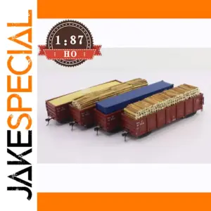HO Scale C64K Train Gondola - Realistic Freight Model