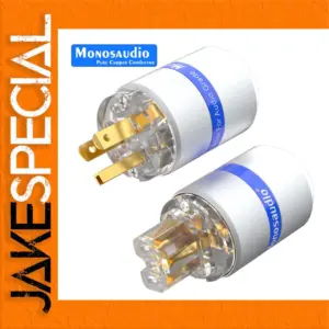 Pure Copper Power Connectors Set for Audio