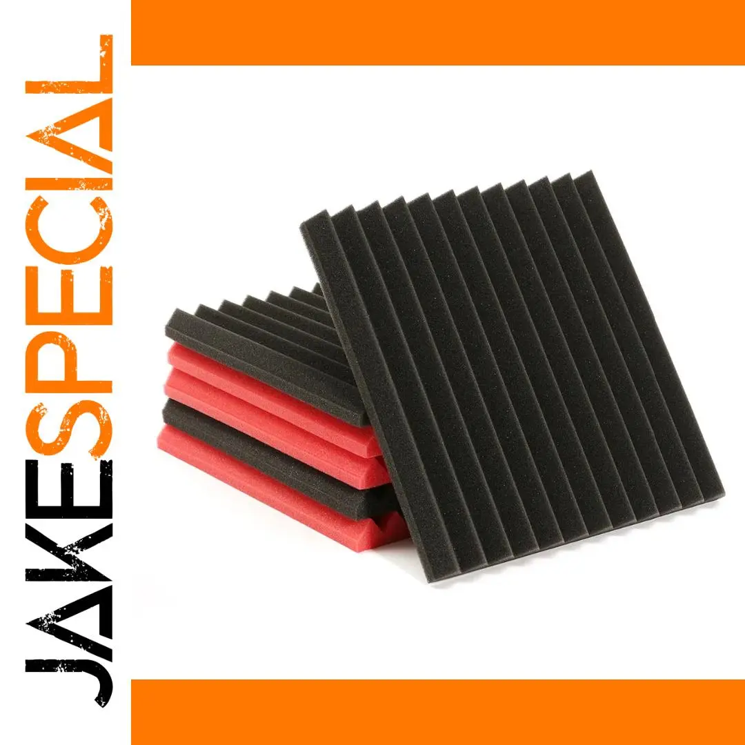 30x30 cm Soundproof Foam Tile with Wedge Pattern 1 30x30 cm Soundproof Foam Tile with Wedge Pattern