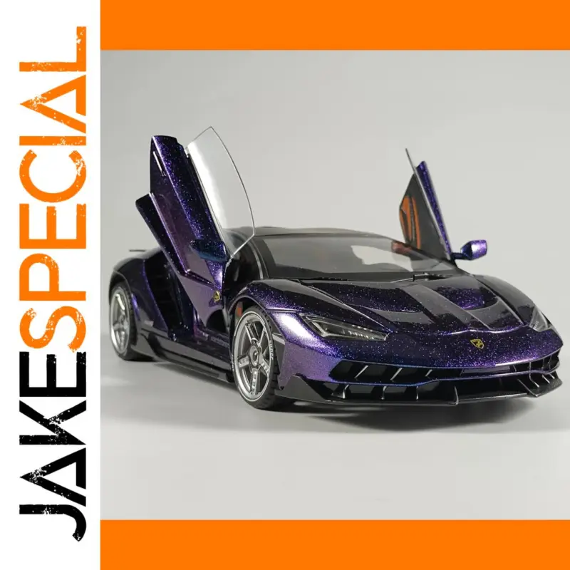 The Elegance and Power of the Purple 1:18 Diecast Supercar Model with Lights 1 7c77087258fc4687b6a021a6 product image