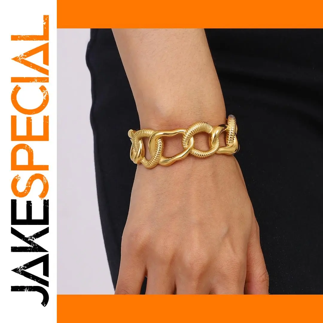 Stainless Steel Fried Dough Twists Bracelet 1 Stainless Steel Fried Dough Twists Bracelet