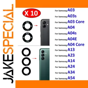 Set of 10 Samsung Rear Camera Lenses for A-Series
