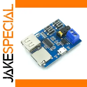 Blue MP3 Decoder Module with Built-in Amplifier
