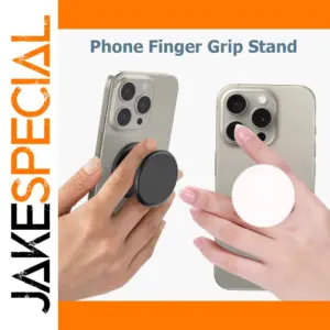 Magnetic Phone Ring Grip Stand for iPhone & Samsung
