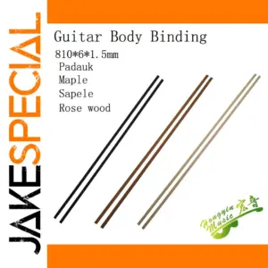Premium Wood Guitar Binding Strips Set