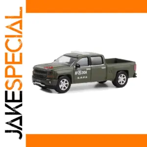 Military-Style Diecast Pickup Truck Model 1:64