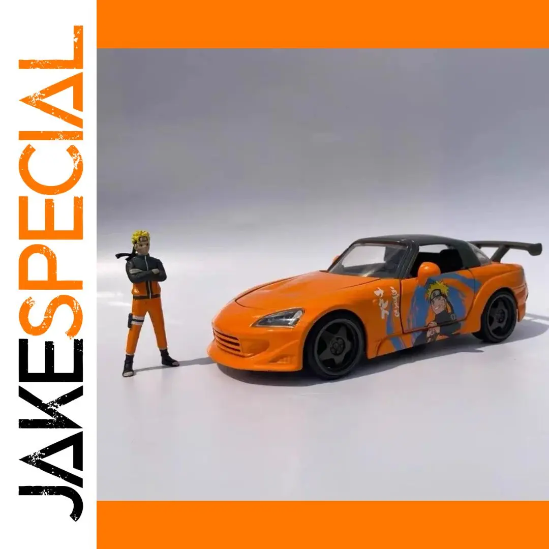 Vibrant Orange Honda S2000 Die-Cast Model 1 Vibrant Orange Honda S2000 Die-Cast Model