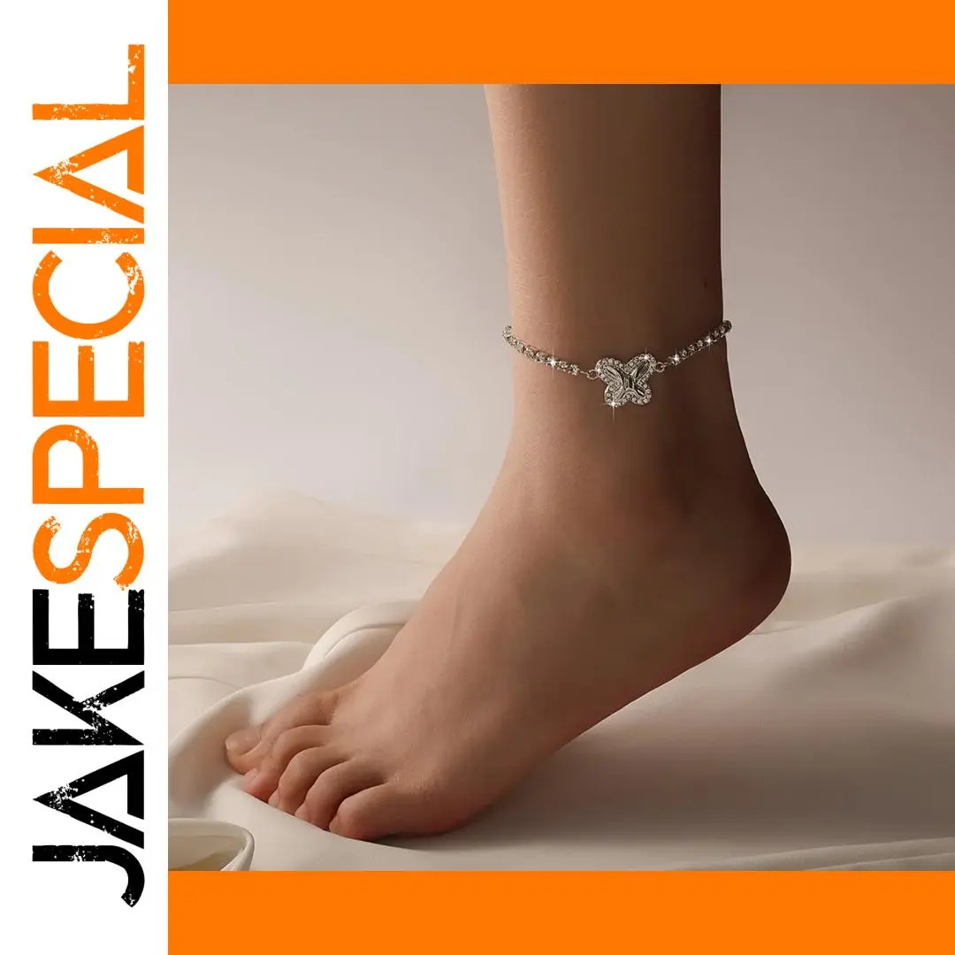 Elegant Butterfly Anklet for Women 1 Elegant Butterfly Anklet for Women