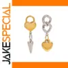 Stylish Unisex Stainless Steel Earrings Set