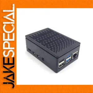 Black ABS Raspberry Pi 4B Case Shell