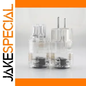 Rhodium Plated Power Connector for Audio Systems