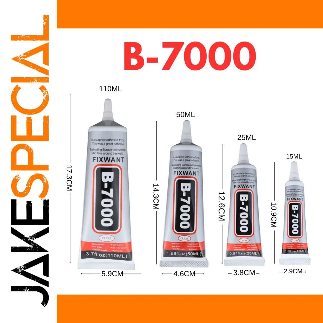 B-7000 Multi-Surface Repair Adhesive (15ML-110ML) 1 B-7000 Multi-Surface Repair Adhesive (15ML-110ML)