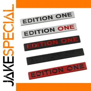 EDITION ONE 3D Metal Car Badge Sticker