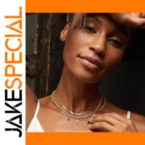 Stainless Steel Three-Layer Necklace with Zircon