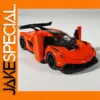 Vibrant Orange 1:32 Diecast Racing Car