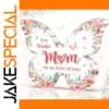 Butterfly-Shaped Acrylic Memorial Plaque for Mom