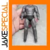 6-Inch Textured Gray Action Figure Jumpsuit