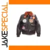 US Navy Leather Flight Jacket for 12-Inch Figures