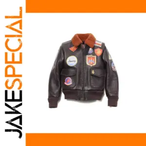 US Navy Leather Flight Jacket for 12-Inch Figures