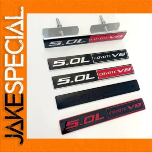 5.0 COYOTE V8 Alloy Badge for Ford Vehicles